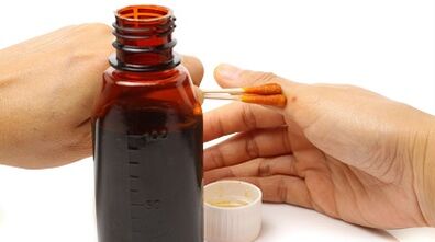 The use of iodine for the treatment of fungus on the fingers